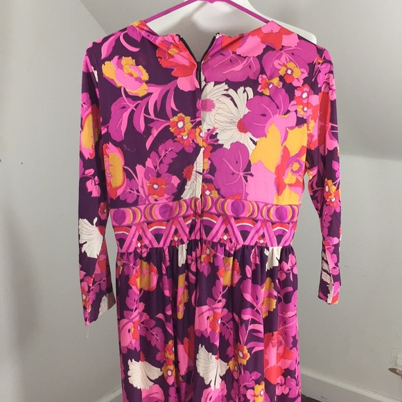 Vintage 60’s Groovy Boho Maxi Dress - Picture 4 of 5